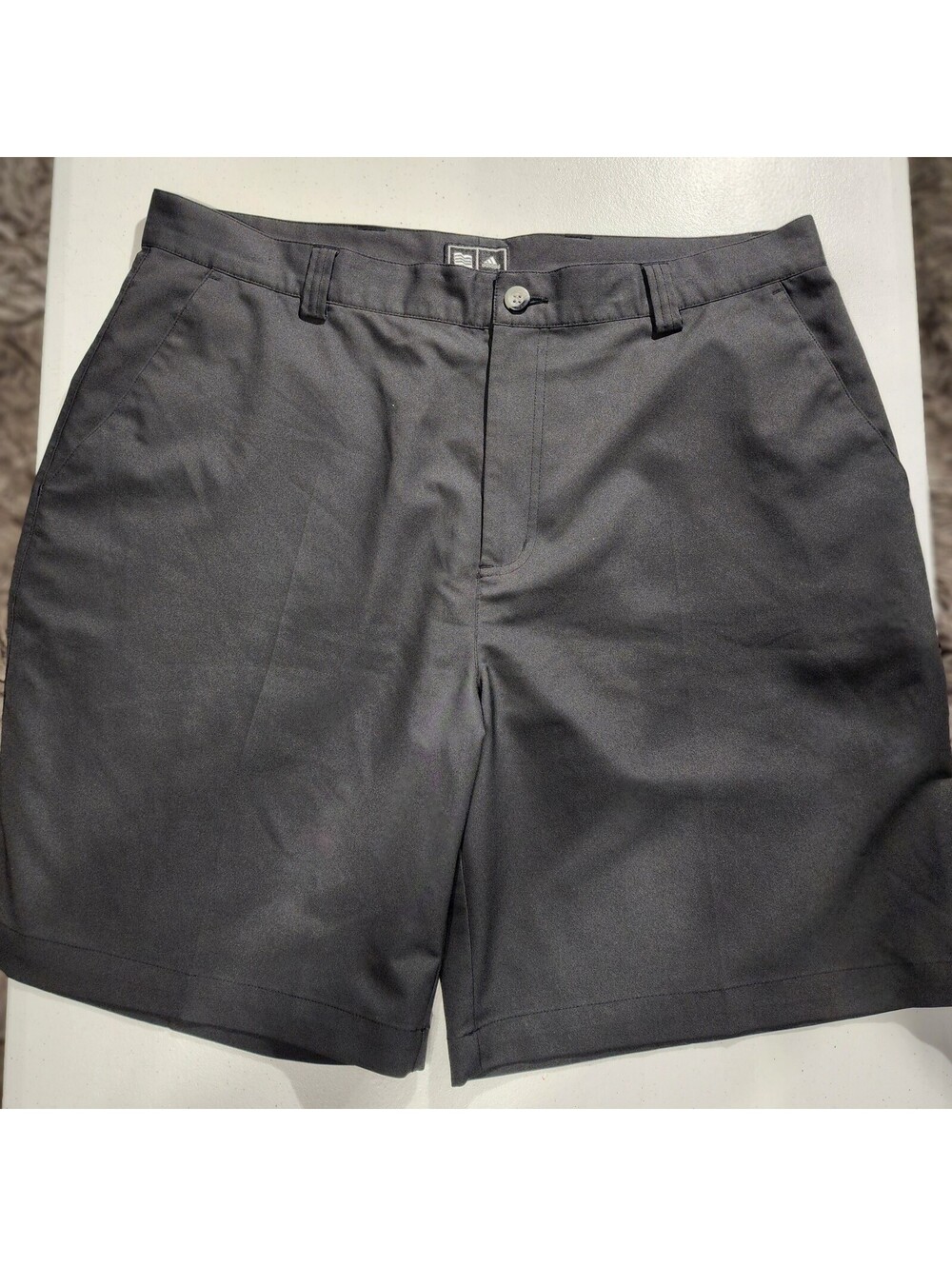 adidas Men's Golf Shorts Black 36 100% Polyester Lightweight Breathable Pockets